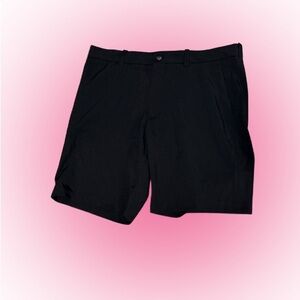 Men's Black Golf Shorts